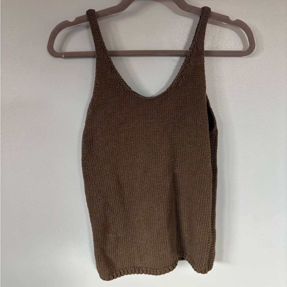 Lucky Brand olive Knit Camisole